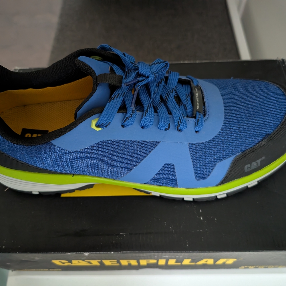 NWT Caterpillar Blue and Black Sneakers